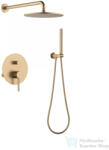 AREZZO design ASTRO falsík alatti zuhanyrendszer alaptesttel, szálcsiszolt bronz AR-912203BB (AR-912203BB)