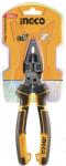 INGCO Patent multifunctional 8 in 1, 20cm, otel Cr-V, acoperire teflon, maner TPR ergonomic (HMFCP28200) - ingcomag Cleste