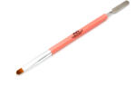 Global Fashion Pensula/Spatula manichiura pentru polygel, 2 capete, Nr. 6, culoare roz