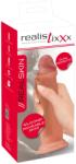 Realistixxx Moveable Skin Dildo Realist din Silicon Dual Density cu Ventuză Dildo