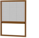 Fornest - Plase anti-insecte pentru FERESTRE - PLISSE LITE - MARO DESCHIS - RAL8003 (SH/PLS/OK/LTX8003)