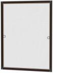 Fornest - Plase anti-insecte pentru FERESTRE DIN ALUMINIU - fixe - SPRING - MARO ÎNCHIS - RAL 8019 (SH/RAM/OK/SPR8019)