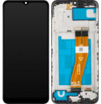 MP Display cu Touchscreen MP compatibil cu Samsung Galaxy A03 A035, cu Rama, Versiune F, Negru - koubsolutions