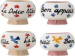 Bloomingville Boluri pentru gustări Lindsay 13 cm, 4 buc (82063450) Castron