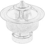 JOHN DEERE Termostat Sistem Racire John Deere 110 1165 1175 1175h 1175hy 210 300 310 310l 315 320 330 430 410l 420 520 530 5080g (DZ120502-JD)