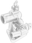 PEUGEOT Termostat Sistem Racire (in Carcasa cu Senzor) Alfa Romeo Giulietta Mito Citroen Nemo Fiat 500 500 C 500l 500x Doblo (1607738580)