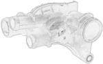 FORD Termostat Sistem Racire (82°c in Carcasa) Ford C-max Ii Focus Iii Galaxy Iii Grand C-max Kuga Ii Mondeo V S-max Ford (1890165)