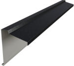 Precit Roof Fronton tip coamă PRECIT pentru tablă prefălțuită Click 0, 5x120x2000 mm RAL 9005 big stone (A29005BP207)