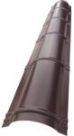 Bravo Coamă nervurată Bravo pentru țiglă metalică 0, 45x245x2000 mm maro RAL 8017 (A28017BC043)