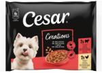 Cesar Creations marha- és csirkehúsos tasakos eledel zselében 12 x (4x100 g)