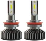 Techstar Set 2 LED-uri Auto Techstar® P1, H11/H8/H9, 36w, 4000 Lumeni, 6500K, AUTO, 12-24 Volti, DOB, Canbus, Miez Cupru, Radiator Aluminiu (SKU2357)