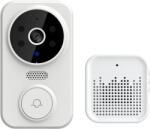 Techstar Sonerie inteligenta Techstar® M8 Tuya, 1080P, 2.4G WIFI , 800 mAh, DC5V/2A, Vizibilitate nocturna, IP 65, Alb (SKU2871)