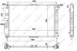 NRF Radiator, Racire Motor 53902A Chevrolet Aveo / Kalos Daewoo Kalos (53902A)