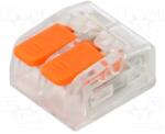  Oldható vezetékösszekötő 2x 0, 2-4mm2 vezetékhez 100db