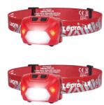 LEPRO 320014-R-2 USB-es fejlámpa, 2 darabos csomag (320014-R-2)
