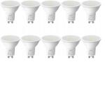 Lepro 200081-DW-EU-10 GU10 LED-izzó, 4, 5 W, 345 lm, 6500 K, 100°, 10 db (200081-DW-EU-10)