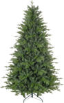 HOMCOM Brad de Crăciun Artificial cu 1821 Crengi, Brad de Crăciun Pliabil cu Bază Metalică, Ø117x180 cm, Verde | Aosom Romania (830-886V01GN)