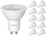 Lepro 200084-WW-EU-10 GU10 szabályozható LED-izzó, 4, 5 W, 345 lm, 2700 K, 38°, 10 darabos csomag (200084-WW-EU-10)