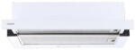 Candy Hota telescopica incorporabila Candy CBT625/2W/1, 60 cm, 2 niveluri de putere, 67, 5 W, 332 m³/h, filtre de carbon, panou antiaderent din aluminiu, Alb (36901739) Hota