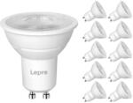 Lepro PR200084-WW-EU-10 GU10 szabályozható LED-izzó, 4, 5 W, 345 lm, 2700 K, 10 db