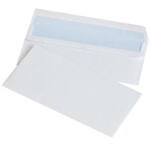 Office Products Plic DL (110x220mm), lipire autoadeziva, 50 buc/set, Office Products - alb (OF-15203213-14) - vexio