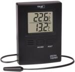TFA Termometru Digital TFA Dostmann 30.1012. 01 pentru Interior si Exterior, Negru, Cablu Waterproof (48848102)