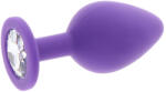 ToyJoy Bijou Diamond - prémium anális dugó M, lila