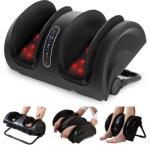 Snailax Dispozitiv de masaj pentru picioare Snailax cu caldura, 6 bile Shiatsu, 3 moduri (8803712) Aparat de masaj