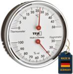 TFA Termometru-Higrometru TFA Dostmann 45.2041. 42 cu inel metalic, argintiu (76265668)