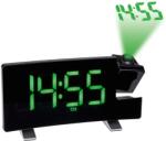 TFA Ceas desteptator TFA Dostmann 60.5015. 04 cu Proiectie, Radio FM, 2 Alarme, Negru (6306474)