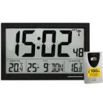 TFA Ceas digital TFA Dostmann 60.4510, negru, cu afisaj mare si temperatura interioaraexterioara (9374104)