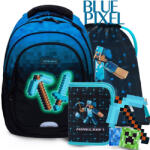 Astra iskolatáska, hátizsák 42 cm SZETT- Blue Pixel (5901137224169SZ3)