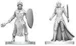 WizKids Miniatură Wizkids Games: Dungeons & Dragons - Black Gauntlet & Zhentilar Paladin (Nolzur's Marvelous Unpainted Miniatures) (WIZ90892)
