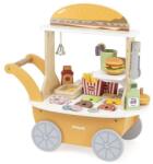 Viga Toys Set de joacă din lemn Viga Toys PolarB - Cărucior pentru burgeri și băuturi, cu 46 de (44280) Bucatarie copii
