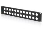 ASSMANN 2U rack panel for 24 x D-Type modules (DN-97697) - tripont