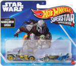 Mattel Hot Wheels: Superstar Speeders Star Wars The Mandalorian és Grogu kisautó 2-es csomag 1/64 - Mattel (JJV19/JJT80)