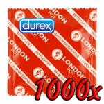 Durex London Rot 1000 pack - SALE exp. 01/2027