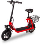 W-Tec Elektromos roller W-TEC Billar III 500W 12", összecsukható kialakítás, 30 km-es hatótávolság, jóváhagyással rendelkező hátsó világítás piros (30676-3)