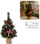 Chomik Karácsonyi Fenyőfa 20 LED-del 50 cm Piros-Fehér *0783 (GOS0783)