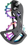 Cyclami tuning karbon váltógörgő rendszer Shimano 105 (R5800) - 11s hátsó váltóhoz, rainbow