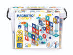 Ludi Set de construcție magnetic pistă cu bile 80 buc Jucarii de constructii magnetice