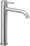 SAPHO MINIMAL magasított mosdócsaptelep, matt inox MI506 (MI506)