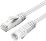 MicroConnect Cablu retea CAT6 U/UTP 2m LSZH, RJ45 Gigabit, alb (UTP602W)