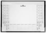 Durable Asztali alátét, 600x430 mm, PP, éves naptárral, DURABLE, fekete
