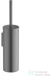 AREZZO design RONO falra szerelhető vagy szabadonálló wc kefe tartó, gun metal AR-030063GM (AR-030063GM)
