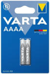 VARTA LR61/2 Alkaline 1, 5V tartós AAAA mikro elem (Varta-LR61-2BP)
