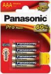Panasonic Pro Power LR03/4BP Alkaline 1, 5V tartós AAA mikro elem (Panasonic-LR03PPG-4)