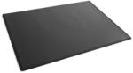 Durable Asztali alátét, 650x500 mm, PP, átlátszó fóliával, DURABLE, fekete