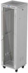 Lanberg 19" 42U Standing Rack Cabinet 600×600 Gray with Glass Door and LCD (Flat Pack) (FF01-6642-12SL) - pcone
