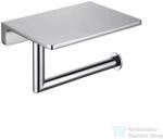 AREZZO design RONO WC papír tartó, polccal, króm AR-030046CR (AR-030046CR)